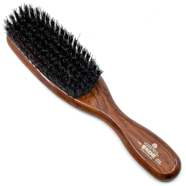 Kent Men's Finest Beechwood Pure Black Bristle Rectangular Club Brush –  Eisler Chemist
