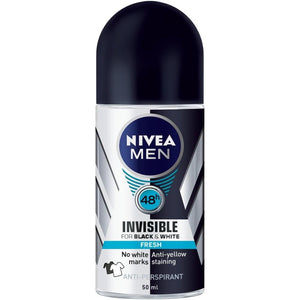 Nivea Men Black & White Invisible Fresh Roll-on