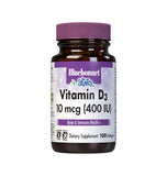 Bluebonnet Vitamin D3-10mcg Softgels 100