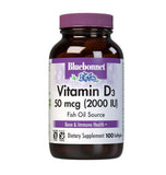 Bluebonnet Vitamin D3 2000IU 50 mcg Softgels 100