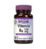 Bluebonnet Vitamin B6-100mg Capsules 90