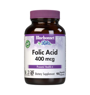 Bluebonnet Folic Acid 400mcg