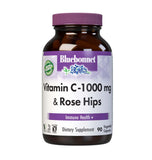 Bluebonnet Vitamin C-1000mg & Rose Hip Capsules 90