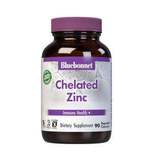 Bluebonnet Chelated Zinc Capsules 90