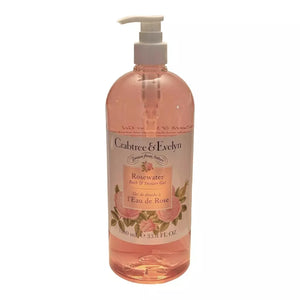 Crabtree & Evelyn Rosewater Bath and Shower Gel 33.8 oz Pump