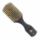 Kent Men's finest ebony wood pure white bristle rectangular/club brush OE1