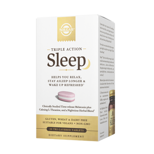 Solgar® Triple Action Sleep Tri-Layered Tablets (Select Size)