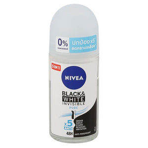 Nivea Women Rollon Invisible Pure Black & White 50ml.